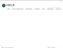 Tablet Screenshot of conspeco.com